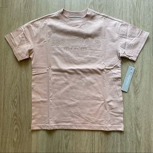 Fear of God ESSENTIALS SS Kids Tee size L Matte Blush
